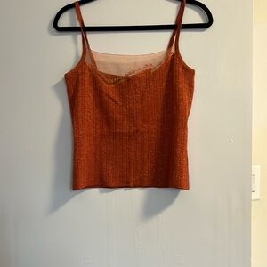 Vintage silk Cache top